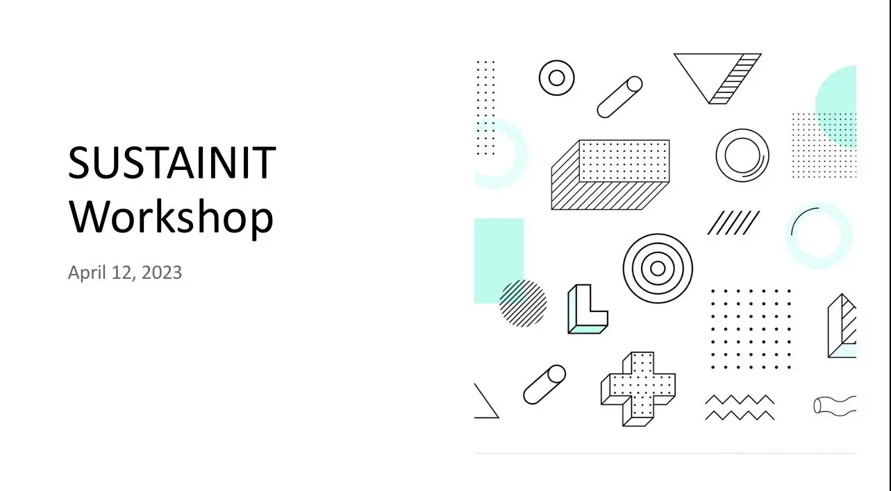 SUSTAINIT Strategy Seminar: Bridging Disciplinary Boundaries for a Sustainable Future